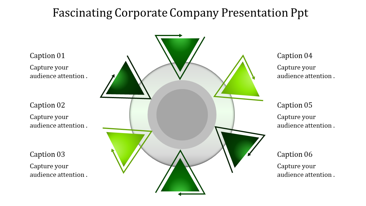 Attractive Corporate Company Presentation PPT Template
